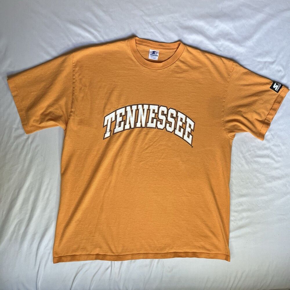 VTG Starter University Of Tennessee UT T Shirt Single Stitch XL Made In USA 90s